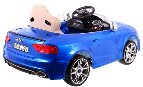 Pojazd Audi RS5 Miękkie Siedzenie 2 4G Lakierowny Niebieski