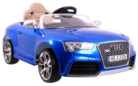 Pojazd Audi RS5 Miękkie Siedzenie 2 4G Lakierowny Niebieski
