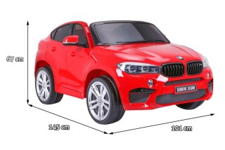 Pojazd BMW X6M 2 os XXL Czerwony
