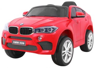 Auto na akumulator BMW X6M Czerwony 2x45W 12V7Ah