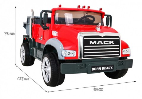 Pojazd Ciężarówka MACK Czerwona