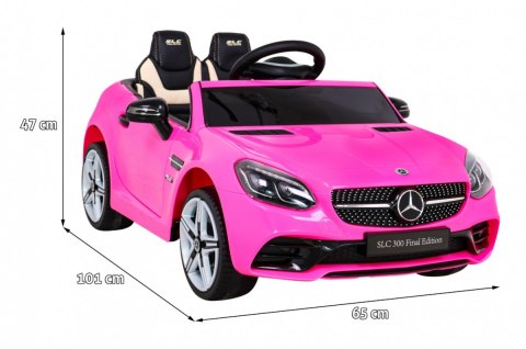 Pojazd Mercedes BENZ SLC300 Różowy