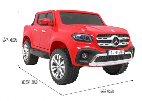 Pojazd Mercedes Benz X-Class MP4 Czerwony