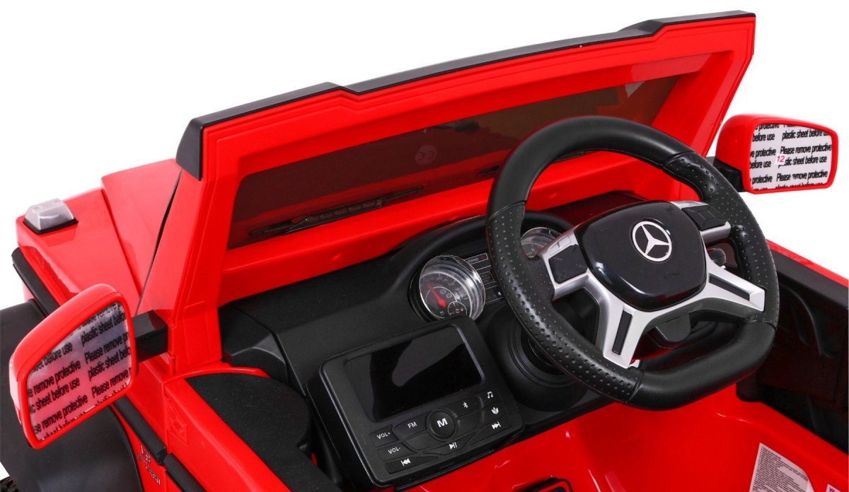 Pojazd Mercedes G63 6x6 Czerwony