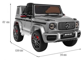 Pojazd Mercedes G63 AMG Lakierowany Srebrny