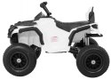 Pojazd Quad ATV Pompowane Koła Biały
