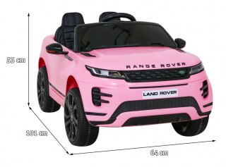 Pojazd Range Rover Evoque Różowy