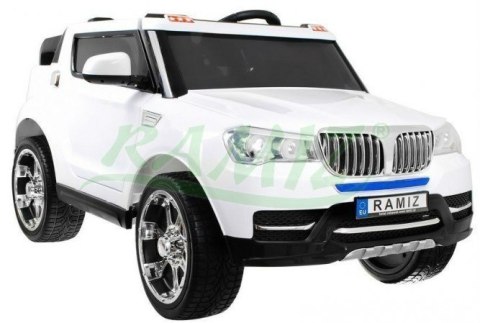 Pojazd S8088 Piankowe Koła EVA Biały