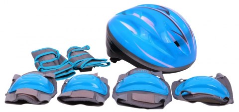 Rolki, Łyżwy, Zestaw 4w1 27-30 Niebieskie