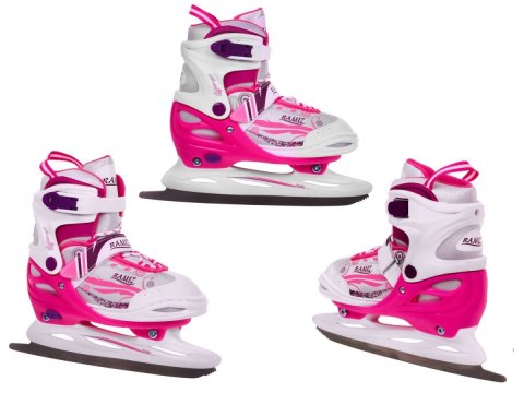 Rolki, Łyżwy, Zestaw 4w1 27-30 Różowe