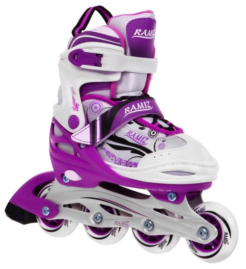 Rolki, Łyżwy, Zestaw 4w1 30-33 Fioletowe