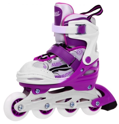 Rolki, Łyżwy, Zestaw 4w1 30-33 Fioletowe