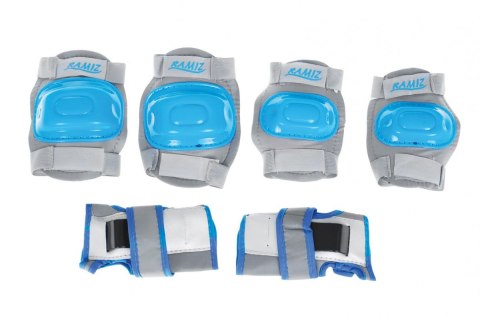 Rolki, Łyżwy, Zestaw 4w1 34-37 Niebieskie