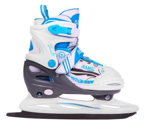 Rolki, Łyżwy, Zestaw 4w1 34-37 Niebieskie