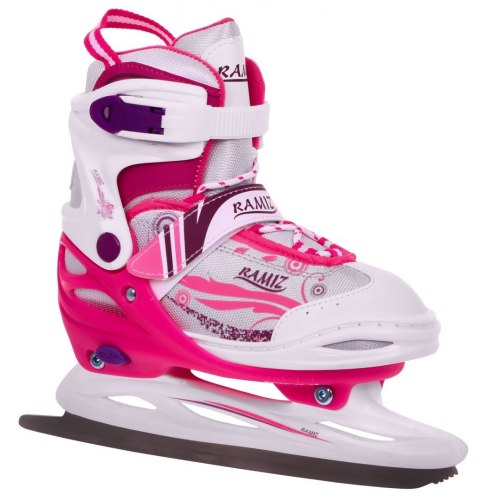 Rolki, Łyżwy, Zestaw 4w1 34-37 Rózowe