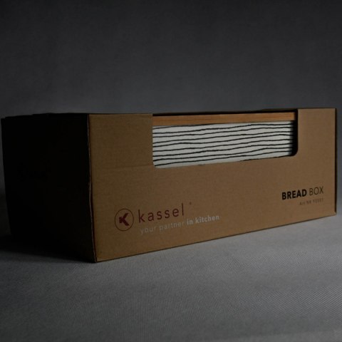 Chlebak z deską do krojenia KASSEL w kratę