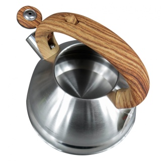 Czajnik 3L srebrny. GRUBA STAL!