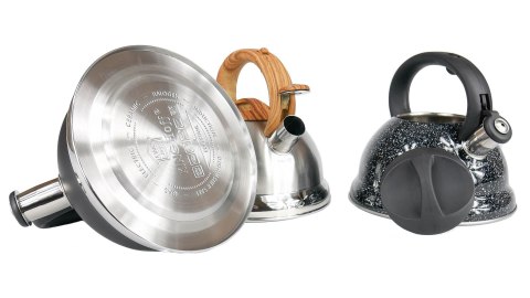 Czajnik 3L srebrny. GRUBA STAL!