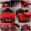 Pojazd CABRIO Merc4 Czerwony