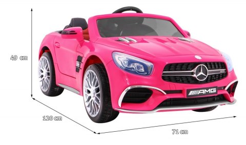 Pojazd Mercedes AMG SL65 Różowy