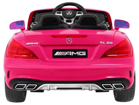 Pojazd Mercedes AMG SL65 Różowy