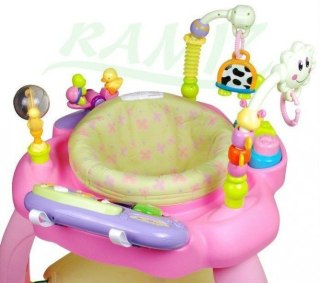 Trampolinka Jumping Multifunkcyjny, Skoczek, Jeździk, Róż