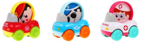 Zestaw 3 Pojazdów Policja Karetka Straż