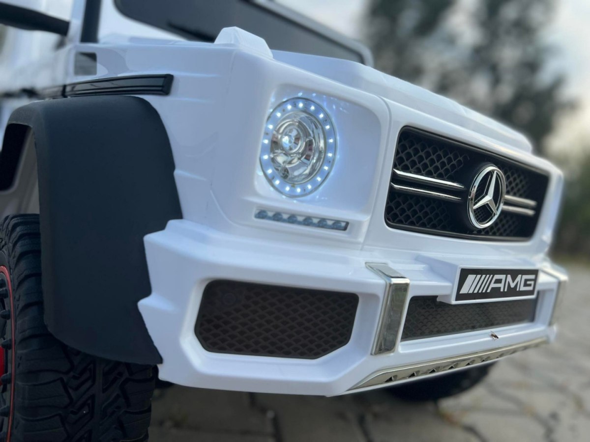 Auto Na Akumulator Mercedes Benz G63 6X6 Biały