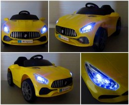 Auto na akumulator CABRIO AMG GT żółte