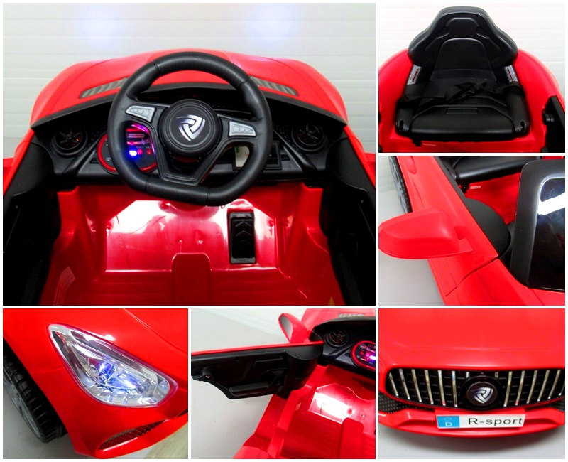 Auto na akumulator CABRIO AMG GT czerwone