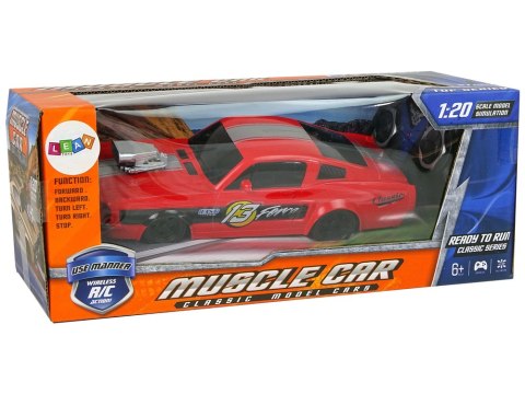 Zdalnie Sterowane Auto Sportowe 1:20 Czerwone Pilot 27 Mhz