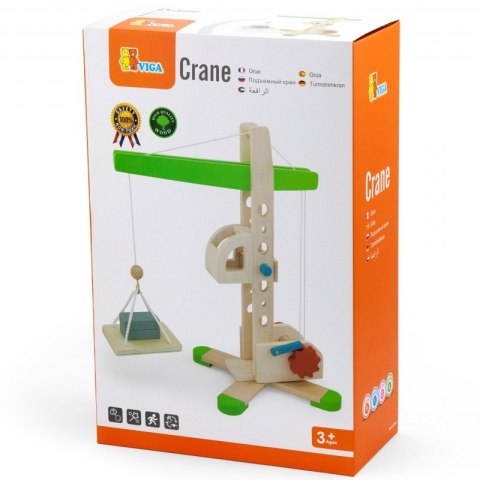Drewniany Dźwig budownlany Viga Toys