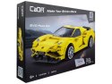 Klocki Konstrukcyjne Auto Sportowe EVO Race Car Żółte R/C 289 Elementów CADA