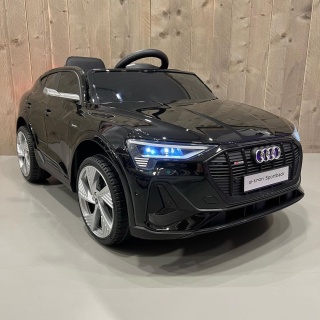 Auto Na Akumulator Audi E-Tron 4x4 Czarne QLS-6688 12V 9Ah - POWIĘKSZONY AKUMULATOR