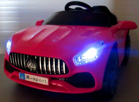 Auto na akumulator CABRIO AMG GT różowe