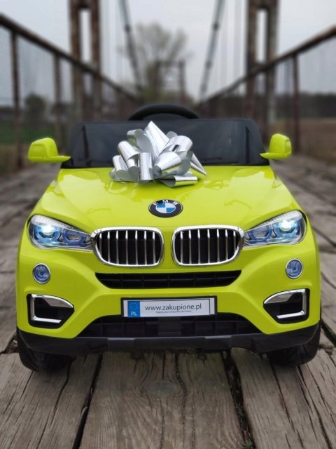 Autko na akumulator BMW + PILOT MP3 USB koła EVA