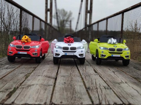 Autko na akumulator BMW + PILOT MP3 USB koła EVA