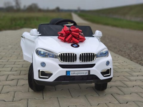 Autko na akumulator BMW + PILOT MP3 USB koła EVA