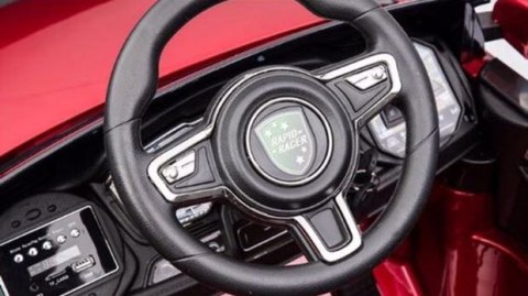 Auto JEEP na akumulator 2os. SKÓRA USB PILOT RC