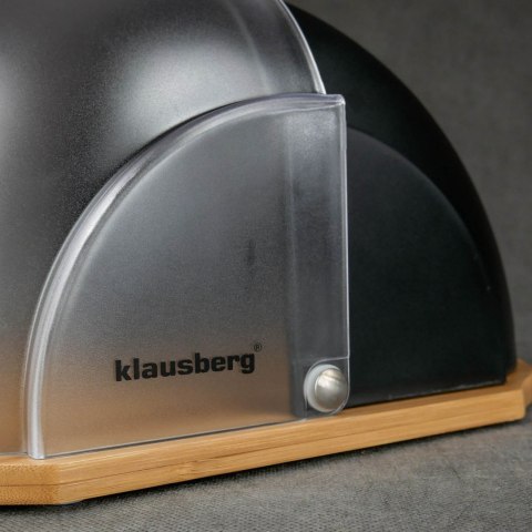 CHLEBAK KLAUSBERG POJEMNIK NA CHLEB CZARNY OKRĄGŁY