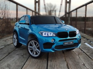 DWUOSOBOWE BMW X6M LAKIER Niebieski MP3 SKÓRA GUMA