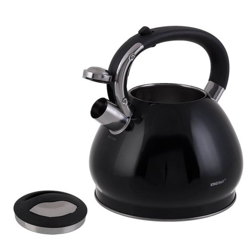 KingHoff CZAJNIK Z GWIZDKIEM 3.4L CZARNY