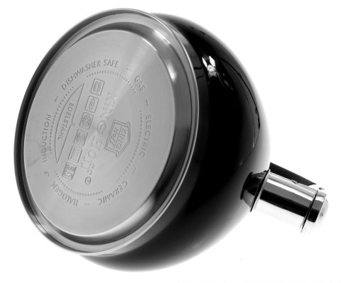 KingHoff CZAJNIK Z GWIZDKIEM 3.4L CZARNY