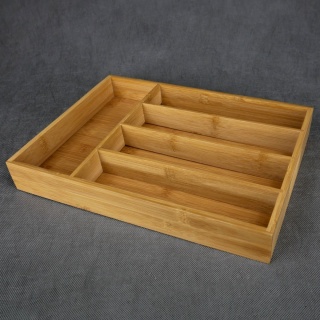ORGANIZER do sztućców, wkład do szuflady drewniany