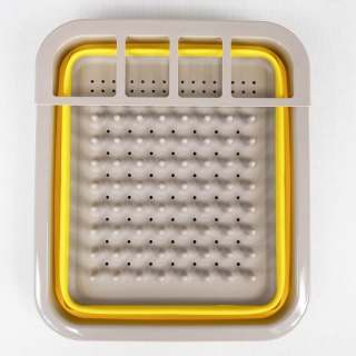 Ociekacz sylikonowy suszarka do naczyń ŻÓŁTY