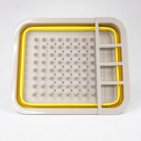 Ociekacz sylikonowy suszarka do naczyń ŻÓŁTY