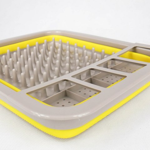 Ociekacz sylikonowy suszarka do naczyń ŻÓŁTY