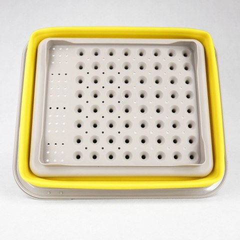 Ociekacz sylikonowy suszarka do naczyń ŻÓŁTY