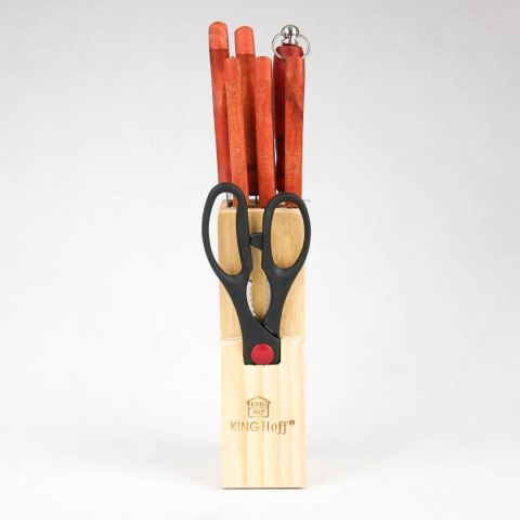 Zestaw noży w bloku drewnianym 7el. NIEMIECKIE!