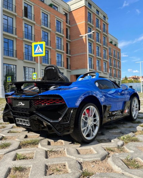Auto na Akumulator Bugatti Divo Niebieski Lakier
